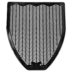 Impact Disposable Urinal Floor Mat, Nonslip, Fresh Blast Scent, 17 1/2 x 20 3/8, Black, 6/Carton (15255)