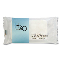 Diversified Hospitality Solutions H2O Therapy Soaps, White Tea and Lemongrass, 1.1 oz Bar, 400/Carton (007095)