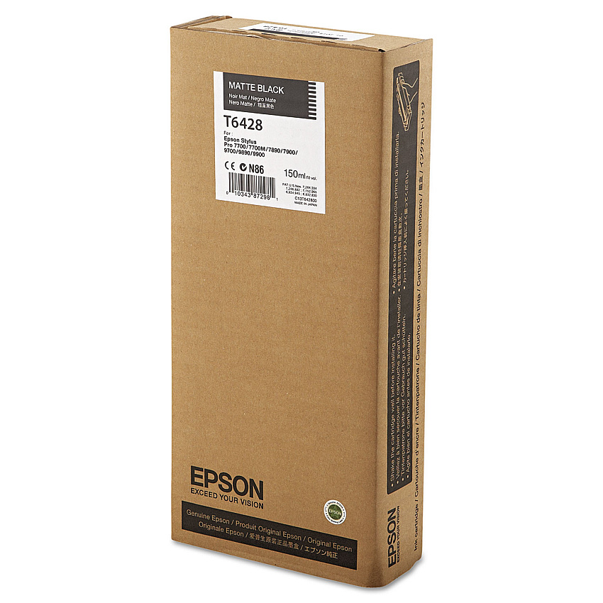 Epson T642800 UltraChrome HDR Ink, Matte Black