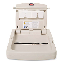 Rubbermaid Commercial Baby Changing Station Vertical, 34.1 x 23, Light Platinum (FG781988LPLA)