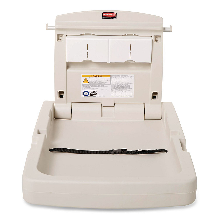 Rubbermaid Commercial Baby Changing Station Vertical, 34.1 x 23, Light Platinum (FG781988LPLA)