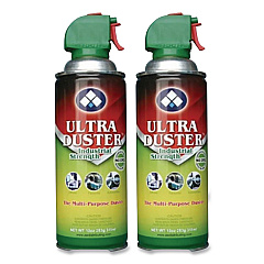 Ultra Duster Industrial Strength Compressed Air Duster Cleaner, 10 oz Can, 2/Pack (UDS10P2)