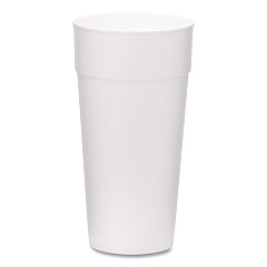 WinCup Foam Drink Cups, 24 oz, White, 300/Carton (221977)