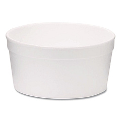 WinCup Foam Containers, Tall Style, 8 oz, White, 1,000/Carton (221996)