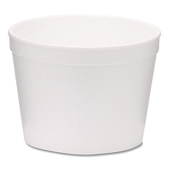 WinCup Foam Containers, Tall Style, 12 oz, White, 500/Carton (221998)