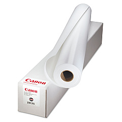 Canon Matte Coated Paper Roll, 2" Core, 5 mil, 24" x 100 ft, Matte White (0849V354)