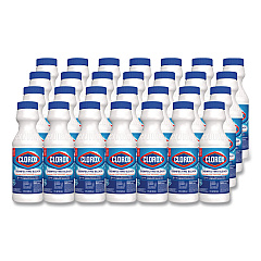 Clorox Concentrated Regular Disinfecting Bleach, 11 oz Bottle, 28/Carton (32436CT)