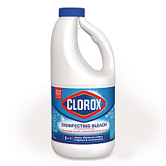 Clorox Concentrated Regular Disinfecting Bleach, 43 oz Bottle (32260EA)