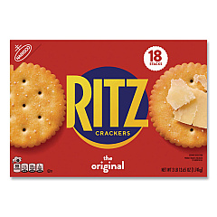 Nabisco Original Crackers, Buttery, 18 Individually Wrapped Sleeves, 3 lb Box, 1 Box/Carton (22002636)