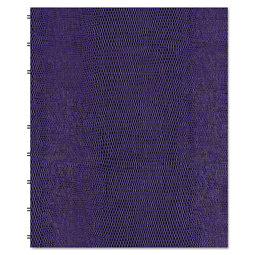 Blueline MiracleBind Notebook, 1 Subject, Medium/College Rule, Purple Cover, 9.25 x 7.25, 75 Sheets (AF915086)