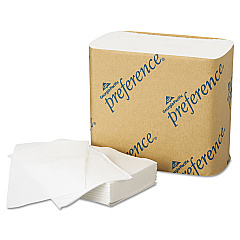 Georgia Pacific Professional Singlefold Interfolded Bathroom Tissue, Septic Safe, 1-Ply, White, 400 Sheets/Pack, 60 Packs/Carton (10101)