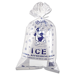Inteplast Group Ice Bags, 1.5 mil, 11" x 20", Clear, 1,000/Carton (IC1120)
