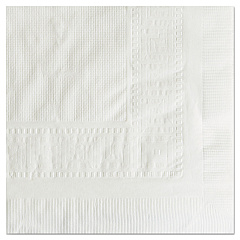 Hoffmaster Cellutex Table Covers, Tissue/Polylined, 54" x 108", White, 25/Carton (210130)