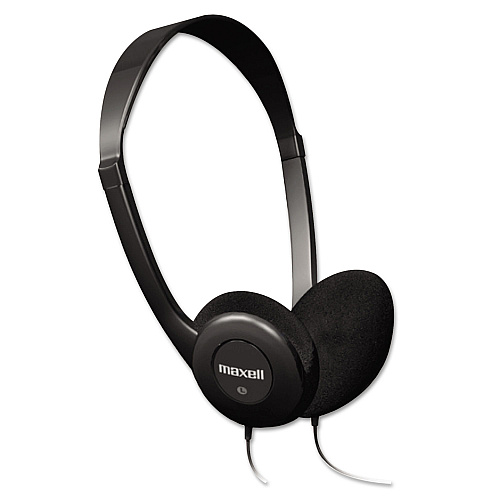 Maxell HP-100 Headphones, Black (190319)
