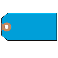 Avery Unstrung Shipping Tags, 11.5 pt. Stock, 4.75 x 2.38, Blue, 1,000/Box (12355)