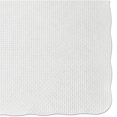 Hoffmaster Knurl Embossed Scalloped Edge Placemats, 9.5 x 13.5, White, 1,000/Carton (PM32052)