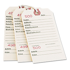 Avery Repair Tags, 5 1/4 x 2 5/8, Manila, 500/Box (15030)