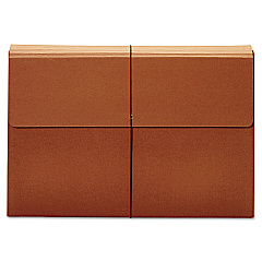 Pendaflex Expanding Wallet, 3.5" Expansion, 1 Section, Elastic Cord Closure, Tabloid Size, Brown (B1060E)