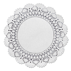 Hoffmaster Cambridge Lace Doilies, Round, 8", White, 1,000/Carton (500236)