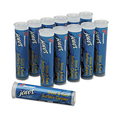 AbilityOne 7930016005748, SKILCRAFT, JAWS Glass/Hard Surface Cleaner Refill, Unscented, 2 oz,  12/Box