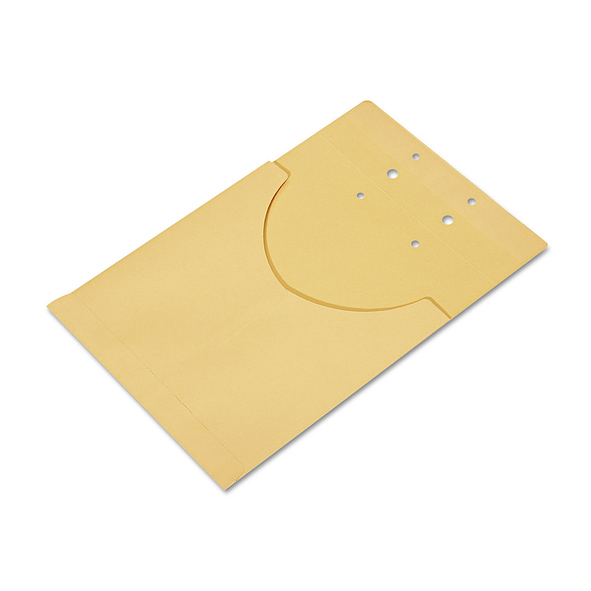 AbilityOne 7530016006974 SKILCRAFT Classification Retention Jackets, Straight Tab, Letter/Legal Size, Kraft, 25/Box