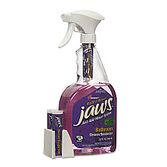 AbilityOne 7930016005750, SKILCRAFT, JAWS Bathroom Cleaner/Deodorizer, Citrus, 6 Spray Bottles/12 Refills