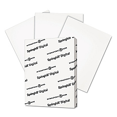 Springhill 016000 Digital Vellum Bristol White Cover