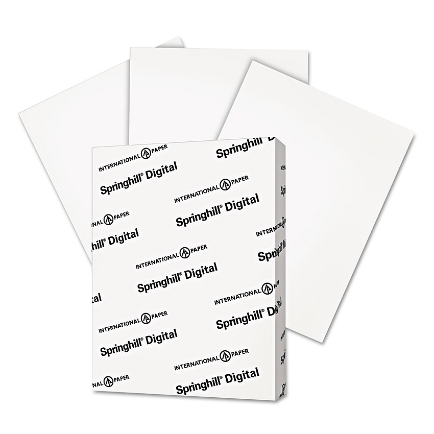 Springhill 016000 Digital Vellum Bristol White Cover