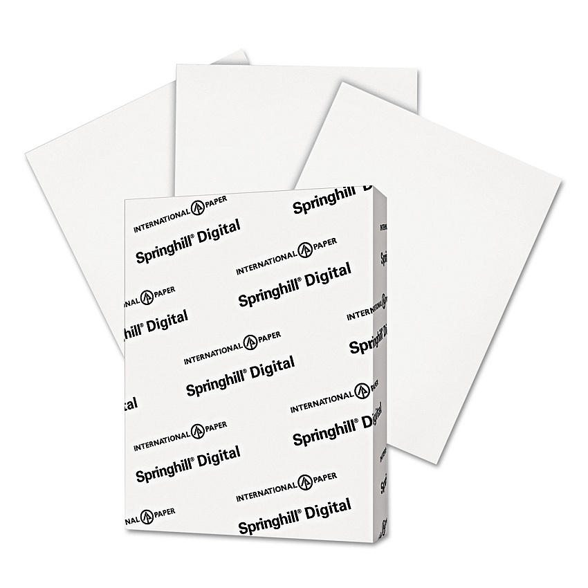 Springhill 015101 Digital Index White Card Stock