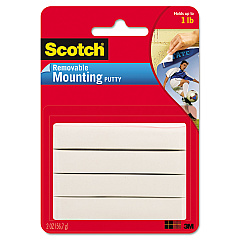 Scotch Adhesive Putty, Removable, 2 oz (860)