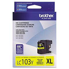 Brother LC103Y Yellow Ink Cartridge