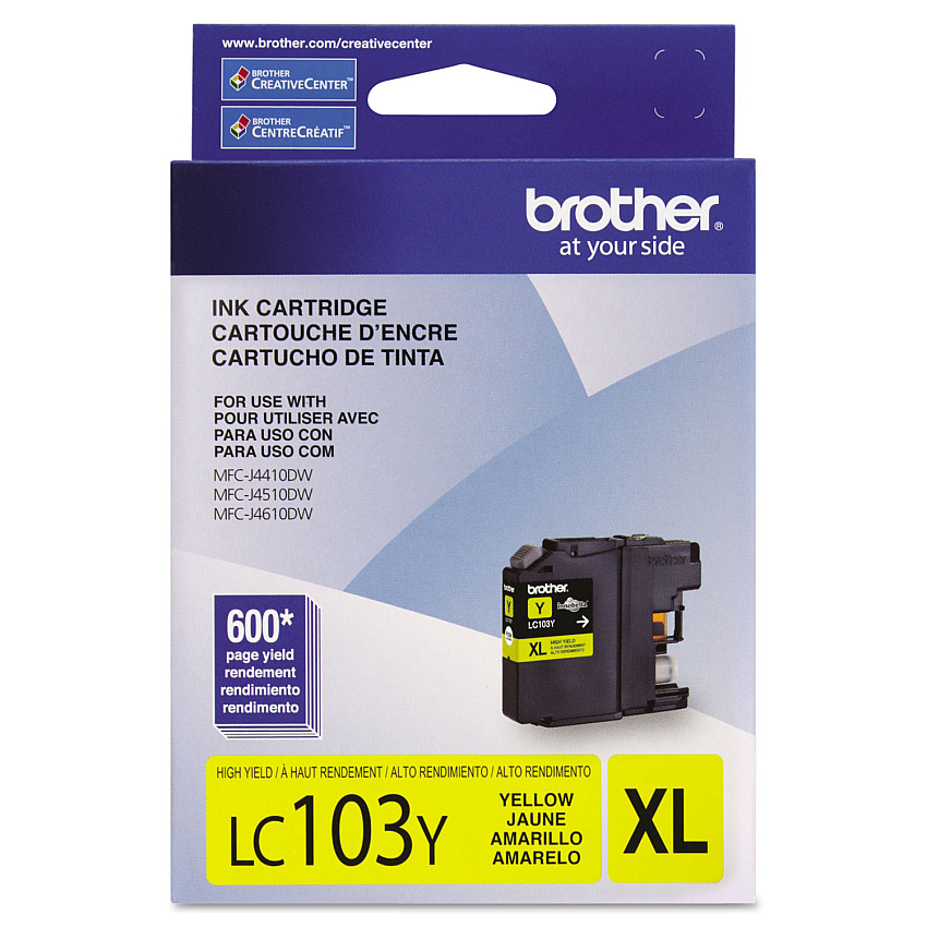 Brother LC103Y Yellow Ink Cartridge