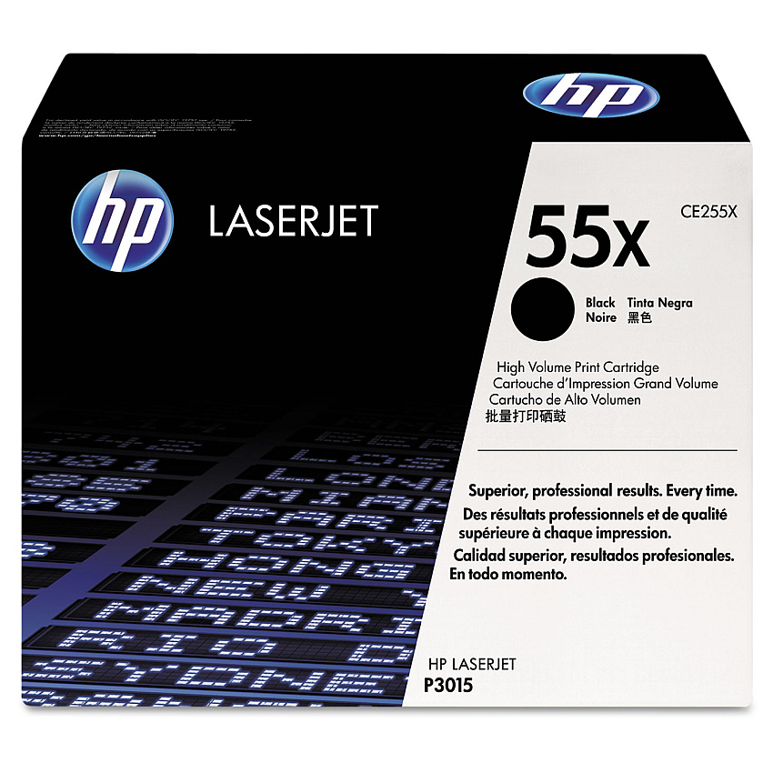 HP CE255X Black Toner Cartridge