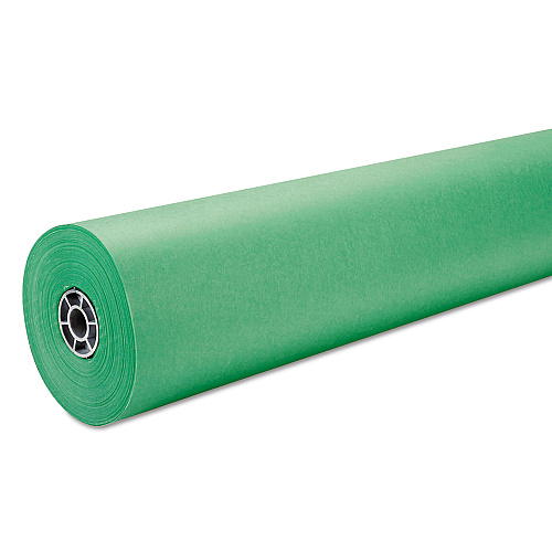 Pacon Rainbow Duo-Finish Colored Kraft Paper, 35lb, 36" x 1000ft, Brite Green (63130)