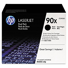 HP CE390XD Black Toner Cartridge Dual Pack