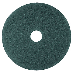 3M Low-Speed High Productivity Floor Pads 5300, 20" Diameter, Blue, 5/Carton (08413)