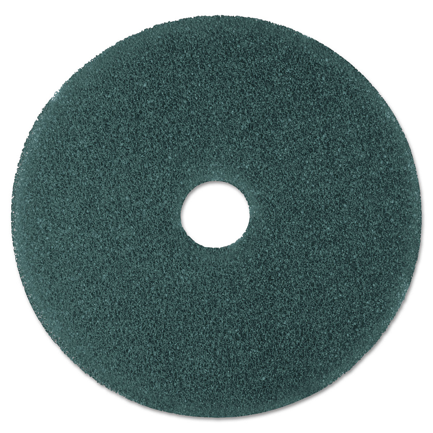 3M Low-Speed High Productivity Floor Pads 5300, 19" Diameter, Blue, 5/Carton (08412)