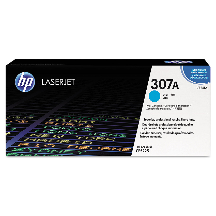 HP CE741A Cyan Toner Cartridge