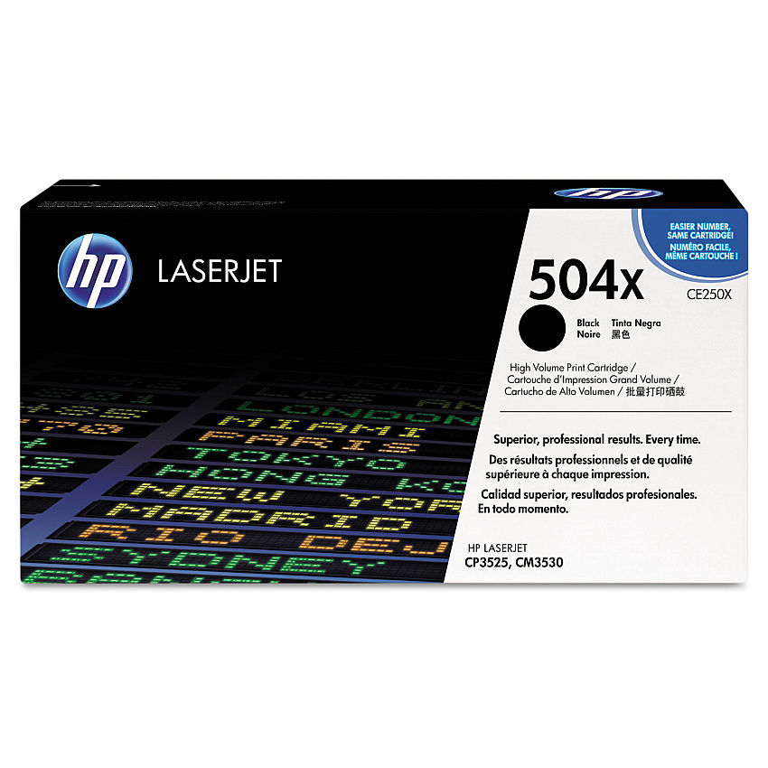 HP CE250X Black Toner Cartridge
