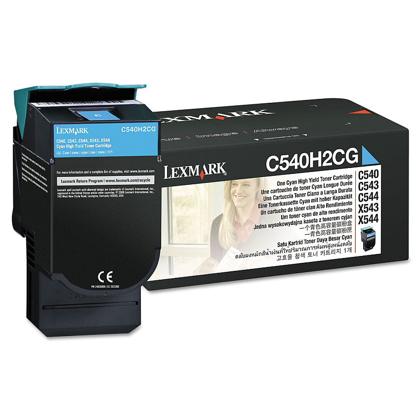Lexmark C540H2CG Cyan Toner Cartridge