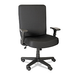 Alera XL Series Big/Tall High-Back Task Chair, Supports Up to 500 lb, 17.5" to 21" Seat Height, Black (ALECP110)