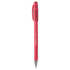 Paper Mate FlexGrip Ultra Ballpoint Pen, Stick, Medium 1 mm, Red Ink, Red Barrel, Dozen (9620131)