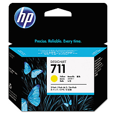 HP CZ136A Yellow Ink Cartridge 3-pack