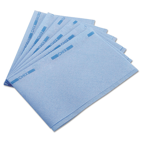 Chix Food Service Towels, 13 x 21, Blue, 150/Carton (8253)