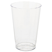 WNA Classic Crystal Plastic Tumblers, 12 oz, Clear, Fluted, Tall, 20 Pack, 12 Packs/Carton (CC12240)
