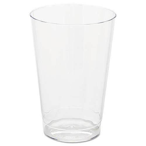 WNA Classic Crystal Plastic Tumblers, 12 oz, Clear, Fluted, Tall, 20 Pack, 12 Packs/Carton (CC12240)