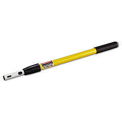 Rubbermaid Commercial HYGEN HYGEN Quick-Connect Extension Handle, 20" to 40", Yellow/Black (Q745)