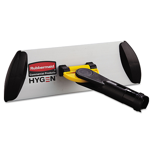 Rubbermaid Commercial HYGEN Wall/Stairs Quick Connect Frame, 11w x 3 1/2d, Yellow (Q550)