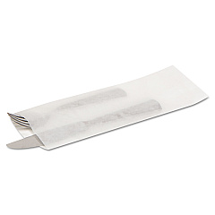 Bagcraft Silverware Bags, 2.25" x 10", White, 2,000/Carton (300039)