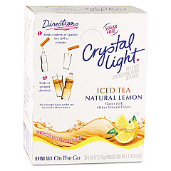 Crystal Light On the Go, Iced Tea, .16oz Packets, 30/Box (00757)